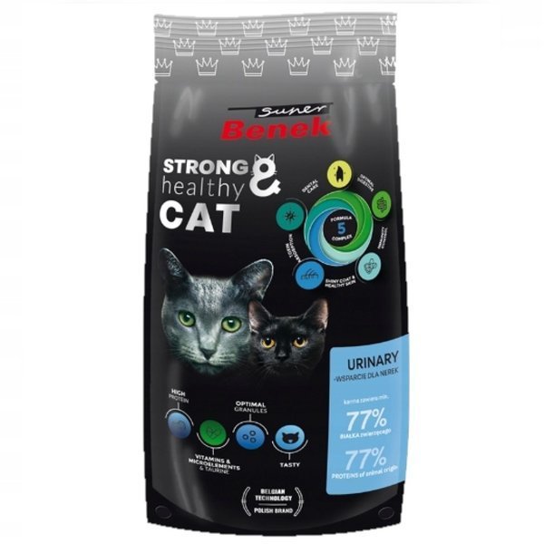 Kody rabatowe Krakvet sklep zoologiczny - Super Benek Strong & Healthy Cat - Sucha karma dla kotów - Urinary - 400g
