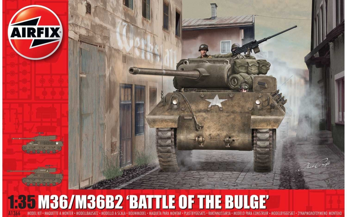 Kody rabatowe Airfix Model plastikowy M36/M36B2 Battle of the Bulge