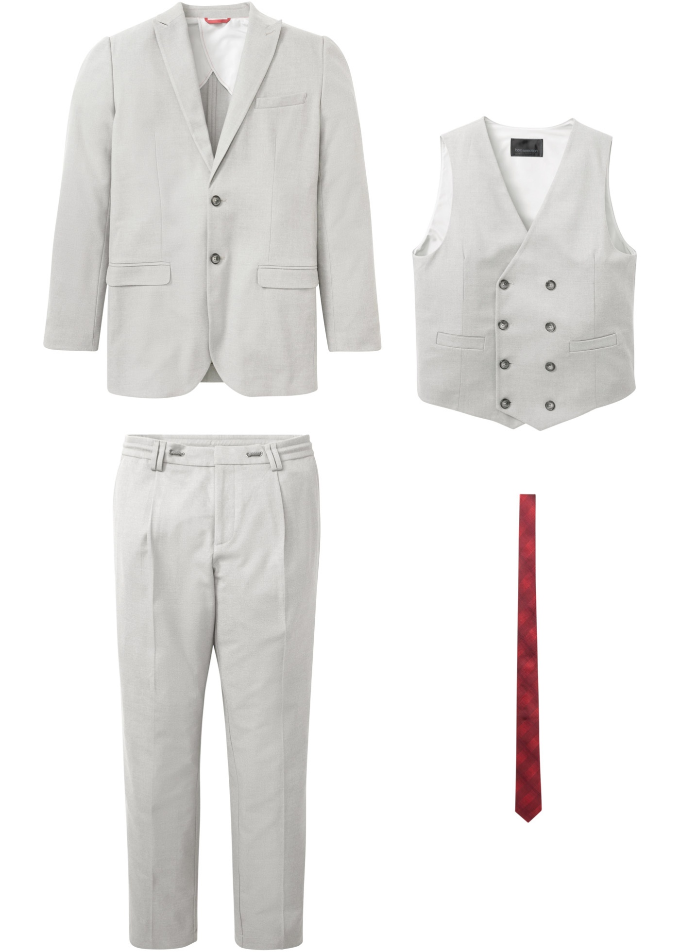 Kody rabatowe Garnitur (4 części): marynarka, spodnie, kamizelka, krawat