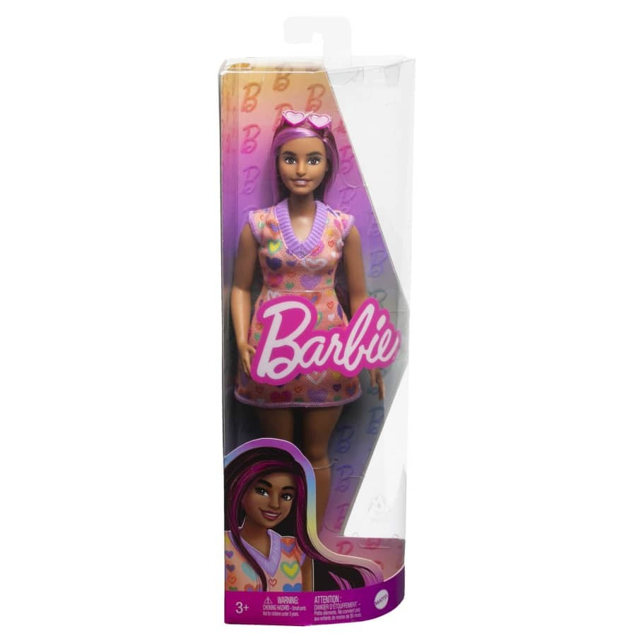 Kody rabatowe Mattel Barbie Fashionistas lalka w serduszkowej sukience