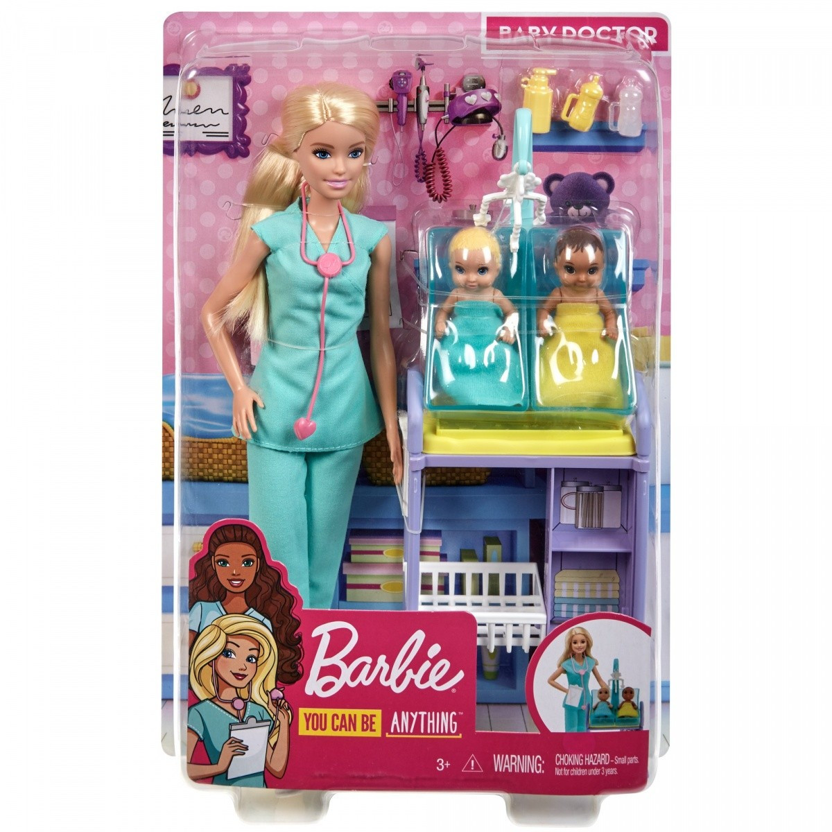 Kody rabatowe Urwis.pl - Mattel Lalka Barbie Kariera Zestaw Pediatra