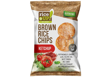 Kody rabatowe Rice Up Chipsy Z Brązowego Ryżu - Smak Ketchup 60G
