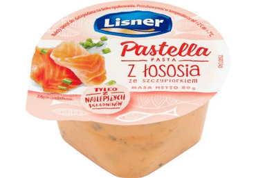 Kody rabatowe Lisner Pasta Pastella Z Łososia Ze Szczypiorem 80 G