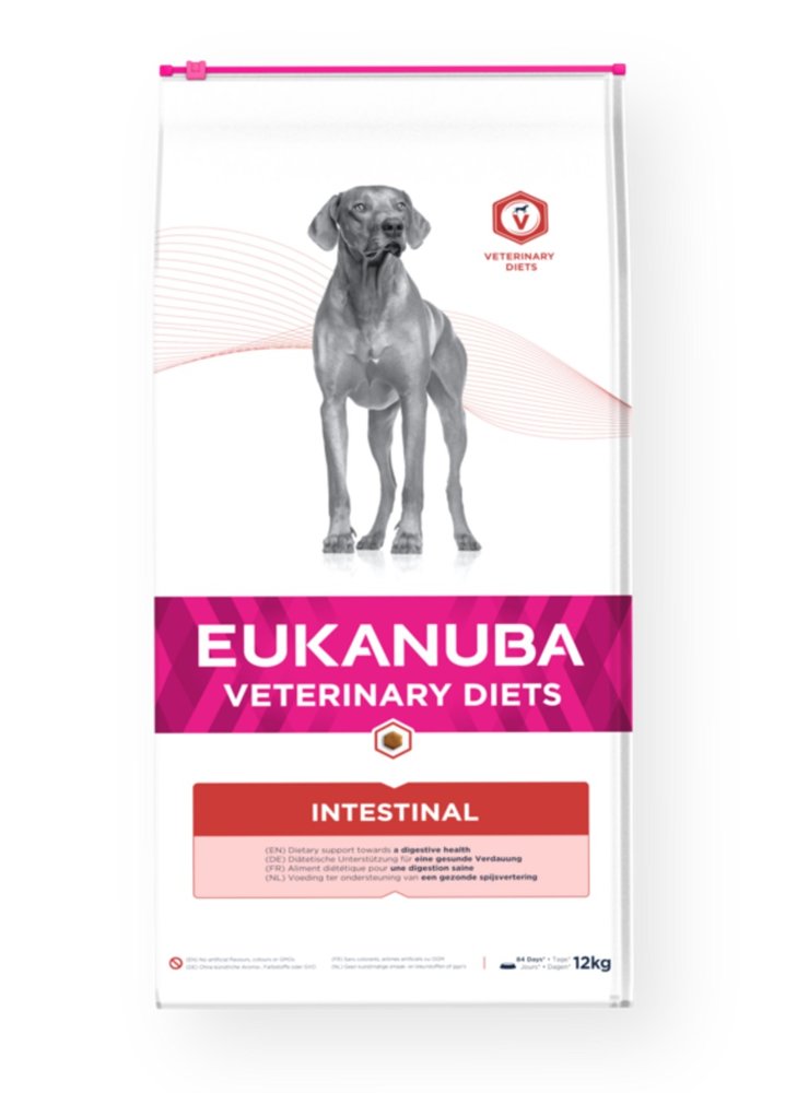 Kody rabatowe Krakvet sklep zoologiczny - Eukanuba Veterinary Diets Intestinal - sucha karma dla psa - 12 kg