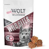Kody rabatowe Wolf of Wilderness Snack – Wild Bites Junior, 180 g - Leafy Willows – cielęcina