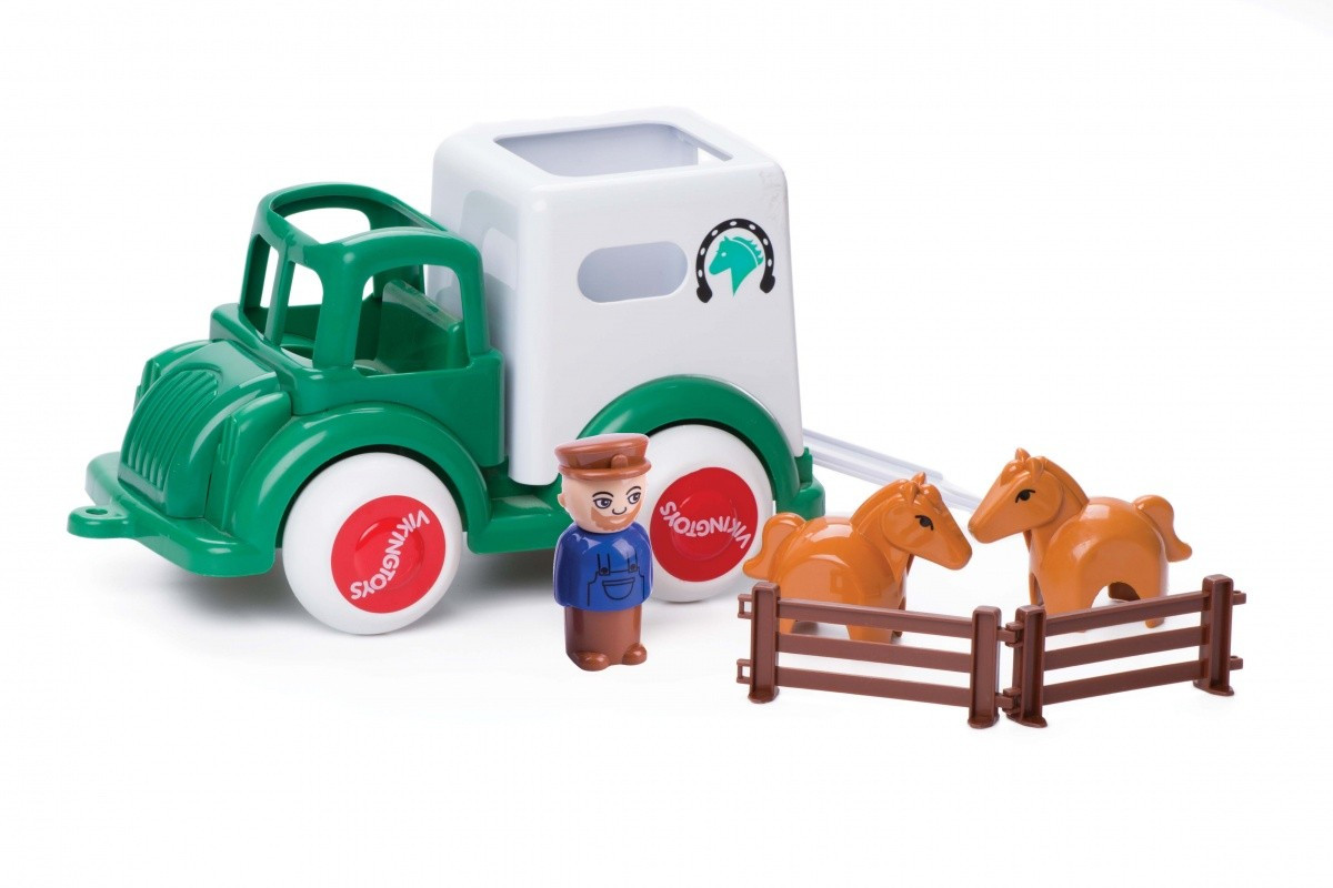 Kody rabatowe Dante Pojazd do transportu koni z figurkami Jumbo Viking Toys