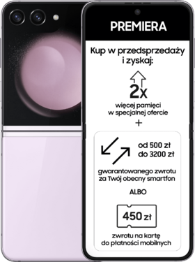 Kody rabatowe Samsung Galaxy Z Flip5 5G SM-F7315 8/512GB różowy