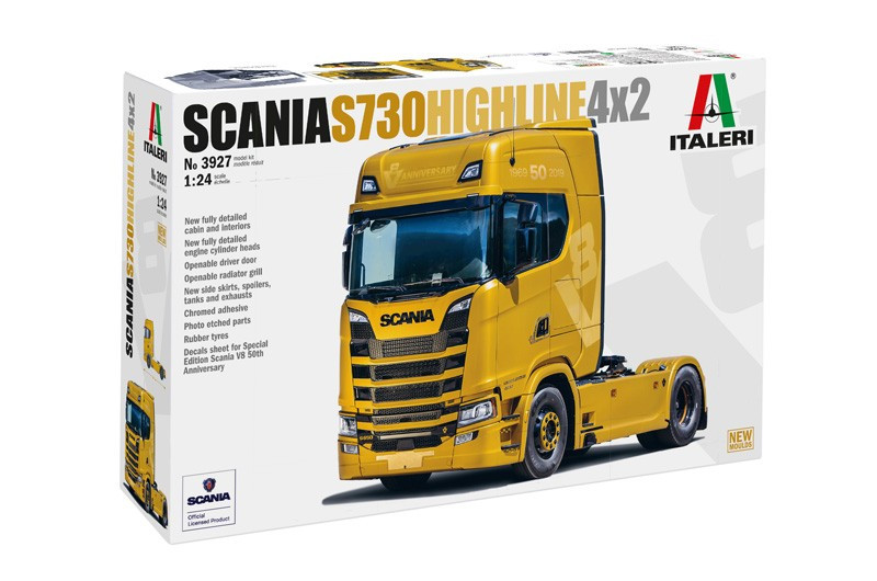 Kody rabatowe Italeri Model plastikowy Scania S730 Highline 4x2 1/24