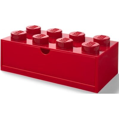 Kody rabatowe Avans - Pojemnik na LEGO z szufladką Brick 8 Czerwony 40211730