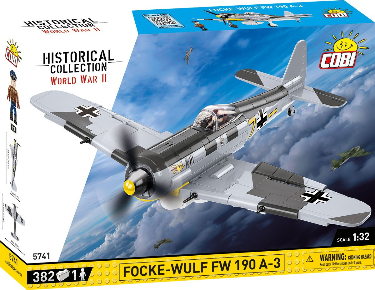 Kody rabatowe Cobi Klocki Klocki Historical Collection WWII Focke-Wulf FW 190-A3 382 klocki