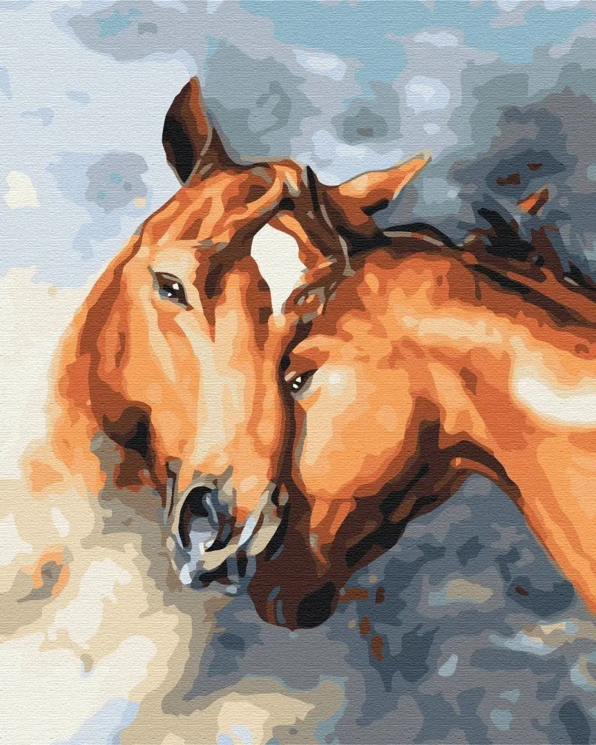 Kody rabatowe Symag Obraz Malowanie po numerach - Czułe konie