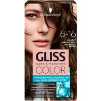 Kody rabatowe GLISS KUR Schwarzkopf Gliss Color Farba do włosów z kwasem hialuronowym 6-16 Chłodny Perłowy Brąz  142.0 ml