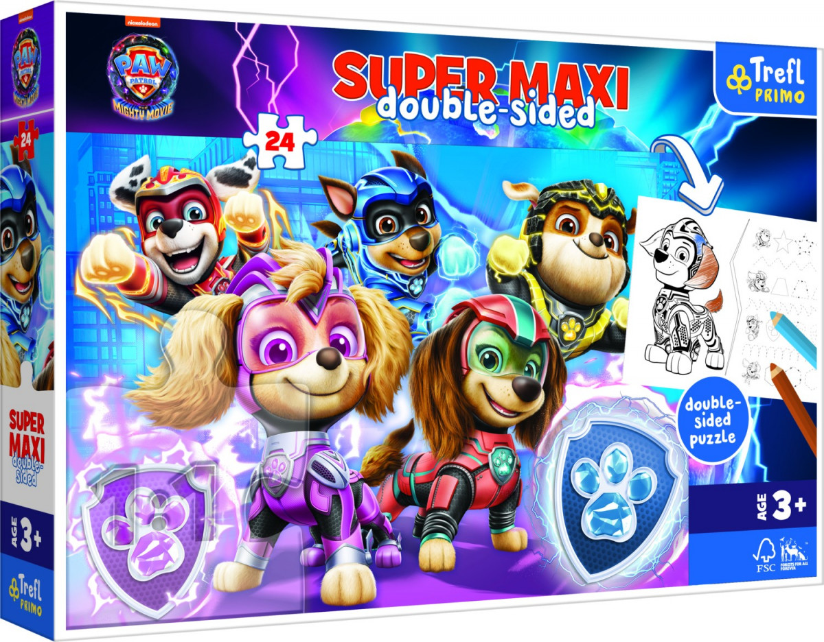 Kody rabatowe Trefl Puzzle 24 elementów Super Maxi Psia drużyna Psi Patrol