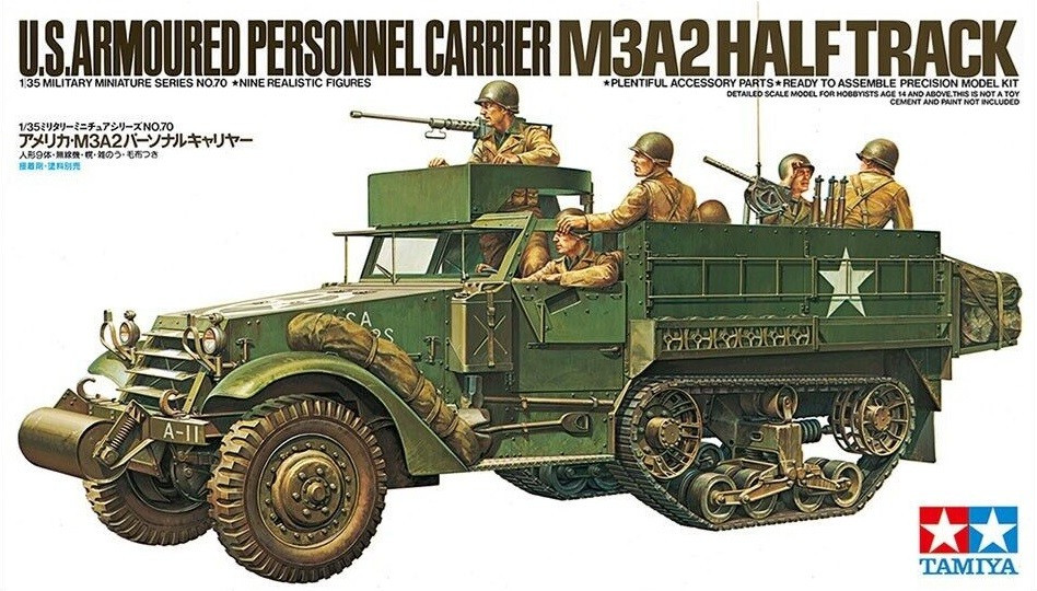 Kody rabatowe Tamiya Model plastikowy U.S. Armored Personnel Carrier M3A2 Half-Track