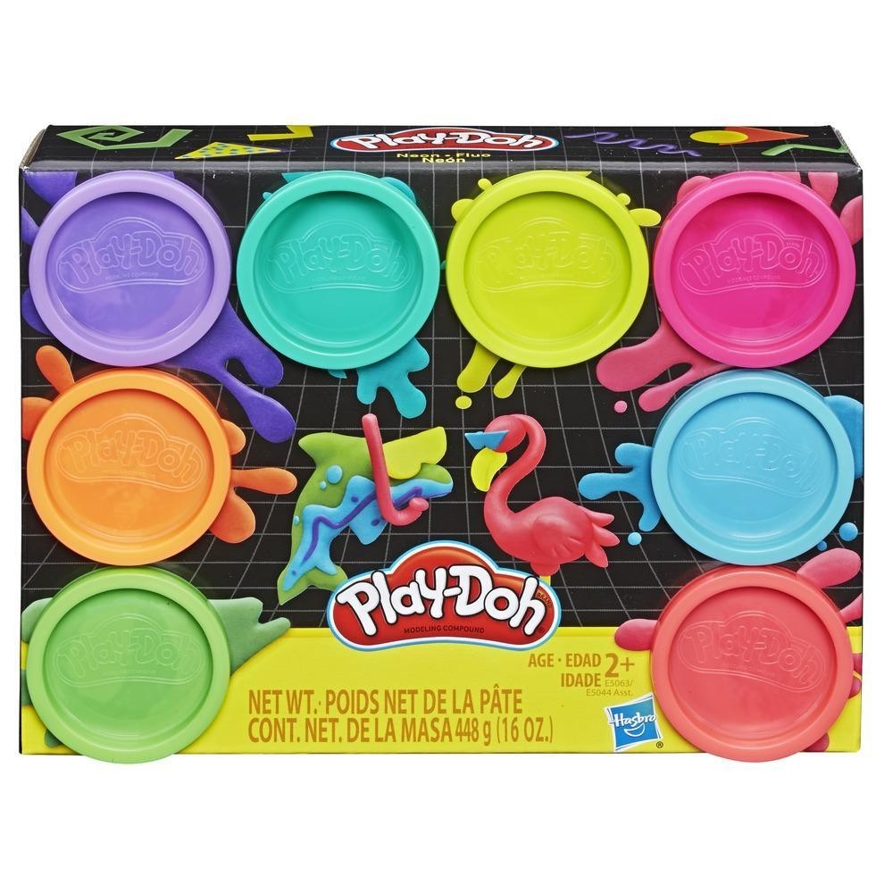 Kody rabatowe Hasbro Masa plastyczna PlayDoh 8-pak kolorów Neon
