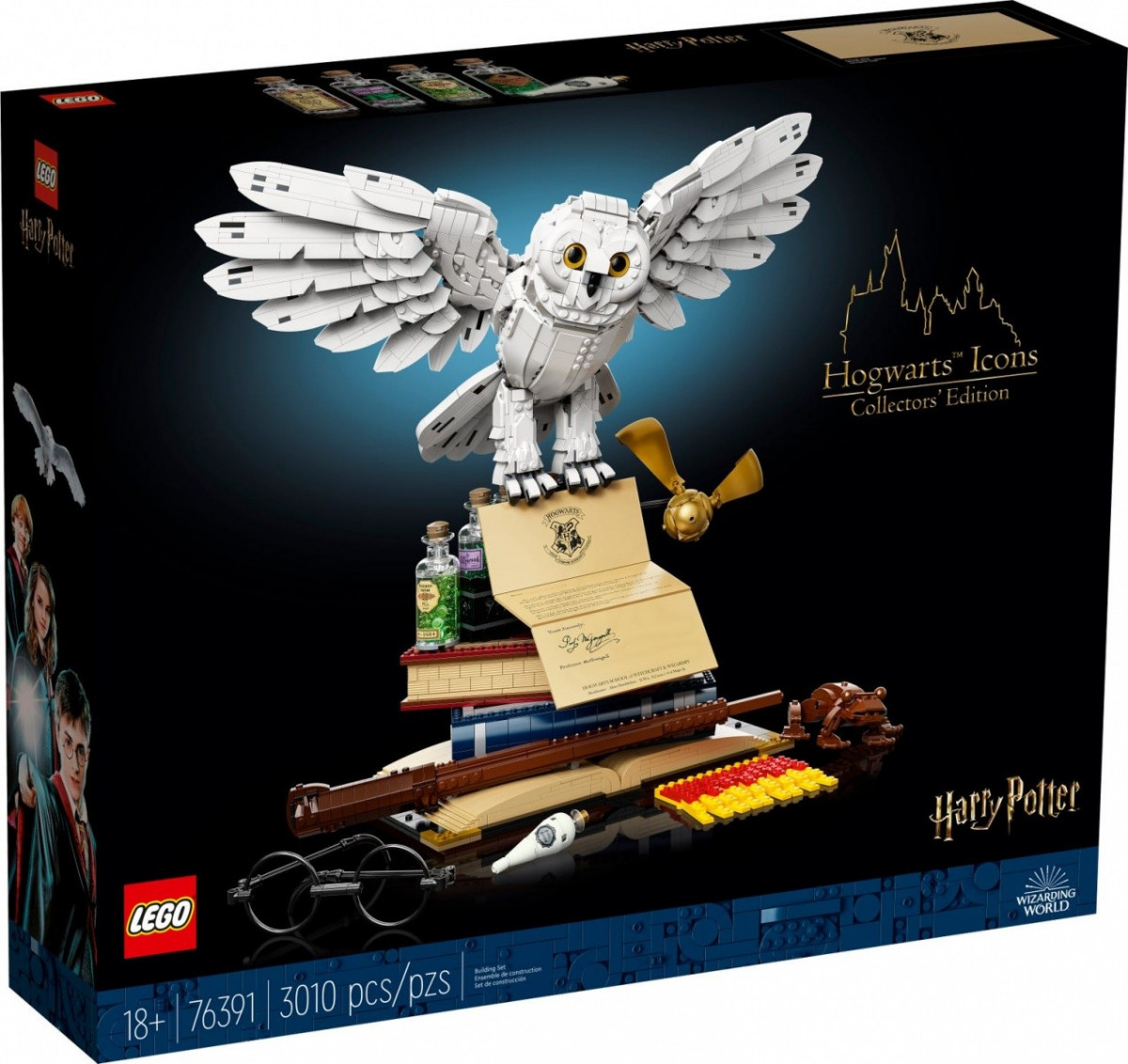 Kody rabatowe LEGO Klocki Harry Potter 76391 Ikony Hogwartu - Hedwiga  (edycja kolekcjonerska)