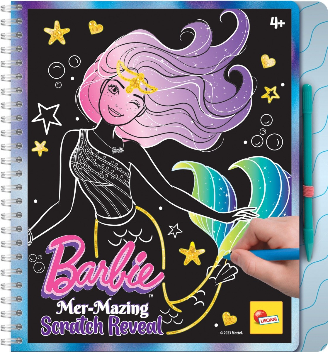 Kody rabatowe Lisciani Zdrapywanka Sketch Book Mer - Mazing Scratch Reveal Barbie