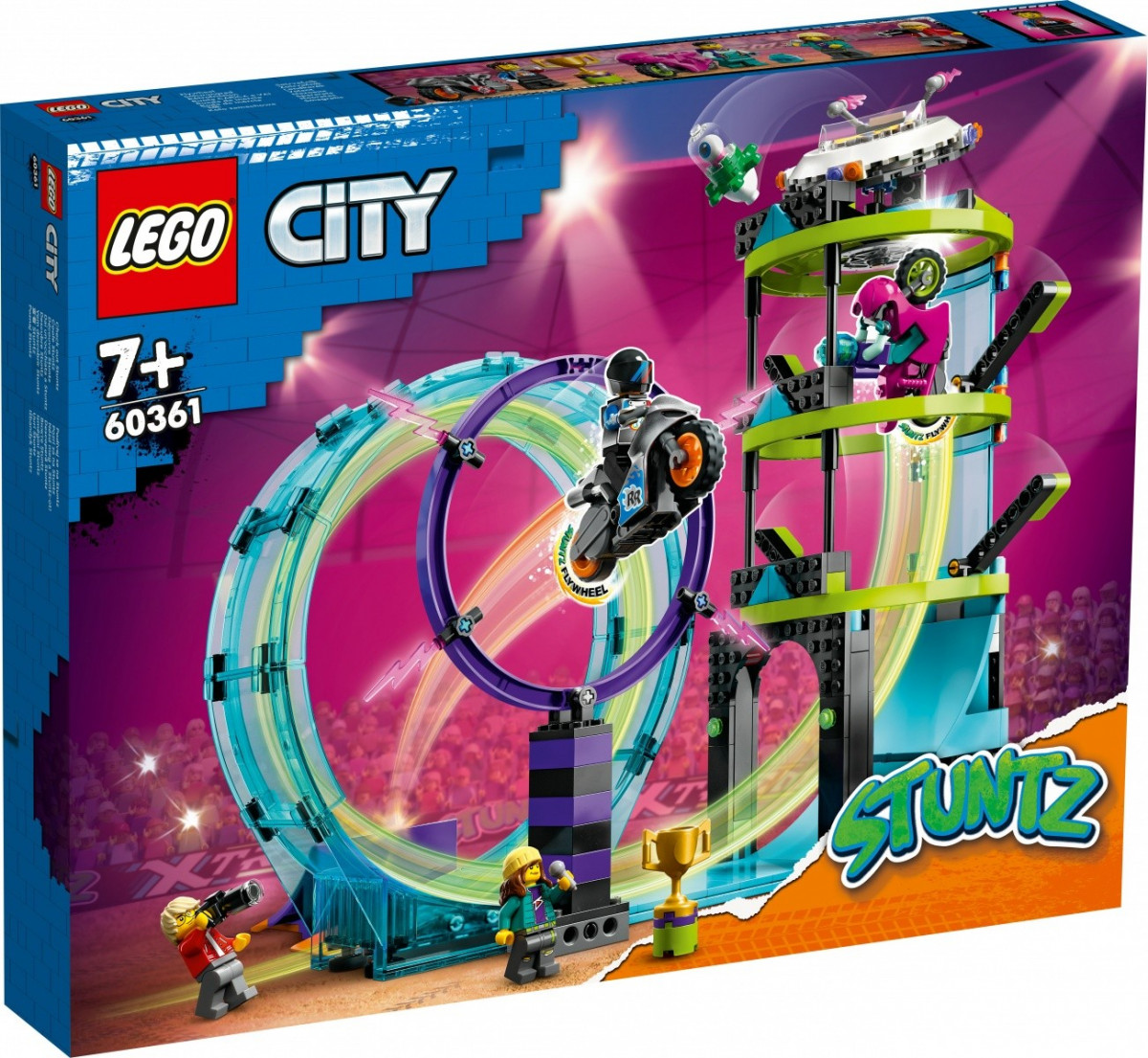 Rabaty - LEGO Klocki City 60361 Ekstremalne wyzwanie kaskaderskie