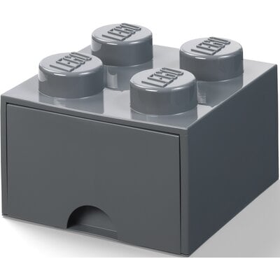 Kody rabatowe Avans - Pojemnik na LEGO z szufladką Brick 4 Szary 40051740