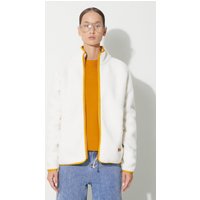 Kody rabatowe Answear.com - Fjallraven bluza polarowa Vardag Pile kolor beżowy gładka