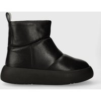 Kody rabatowe Vagabond Shoemakers buty skórzane AYLIN damskie kolor czarny na platformie ocieplone 5636.101.20