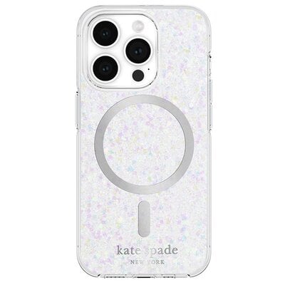 Kody rabatowe Avans - Etui KATE SPADE NEW YORK Protective MagSafe do Apple iPhone 15 Pro Srebrny