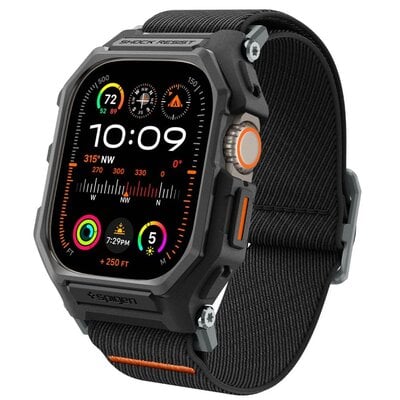 Kody rabatowe Avans - Etui SPIGEN Lite Fit Pro do Apple Watch Ultra 1/2 (49mm) Czarny matowy