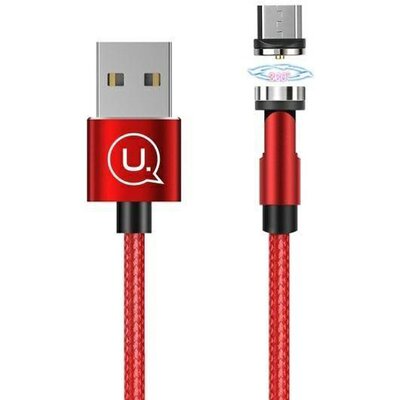Kody rabatowe Avans - Kabel magnetyczny USB - Micro USB USAMS 1m Czerwony