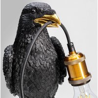 Kody rabatowe KAREN lampa stołowa Animal Sitting Crow w kolorze czarnym