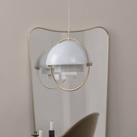 Kody rabatowe Lampa wisząca Gubi Lite, Ø 27 cm, mosiądz/biały