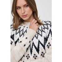 Kody rabatowe Answear.com - Silvian Heach sweter z domieszką wełny damski kolor beżowy ciepły