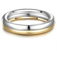 Kody rabatowe Glanzstücke München Srebrny pierścionek srebro wysokiej próby srebro/żółte złoto ring 1.0 pieces