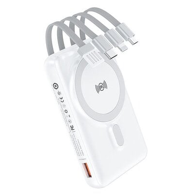 Kody rabatowe Avans - Powerbank indukcyjny WEKOME WP-12 Tint Series MagSafe 22.5W 10000 mAh Biały