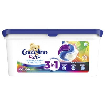 Kody rabatowe Avans - Kapsułki do prania COCCOLINO Care 3 in 1 Color - 29 szt.