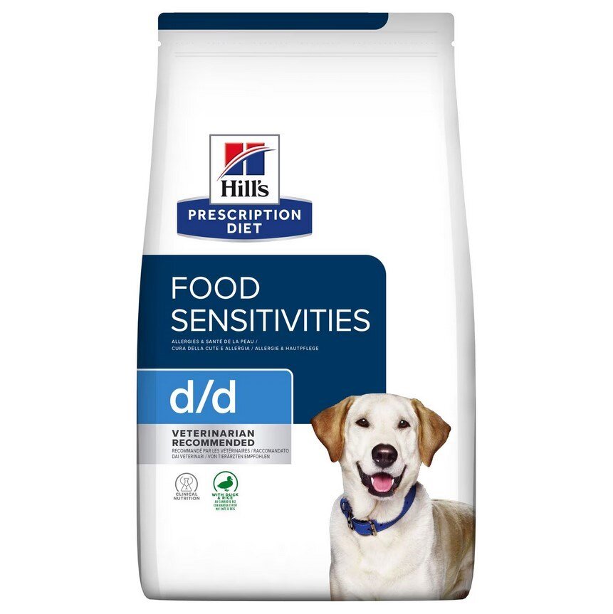 Kody rabatowe HILL'S Prescription Diet D/D Food Sensitivities, duck and rice - sucha karma dla psa - 4 kg