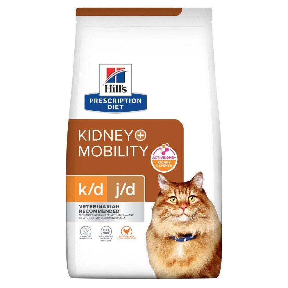 Kody rabatowe Krakvet sklep zoologiczny - HILL'S Prescription Diet K/D Kidney + Mobility Chicken - sucha karma dla kota - 3 kg