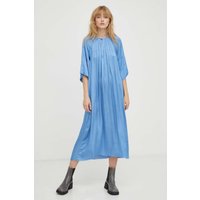 Kody rabatowe Answear.com - Day Birger et Mikkelsen sukienka kolor niebieski mini oversize