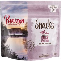Kody rabatowe Purizon Snacks, kaczka z rybą (bez zbóż) - 3 x 100 g