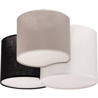 Kody rabatowe Lampa sufitowa Mona Colour, 3-punktowa, biały/brązowy/szary