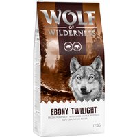 Kody rabatowe Korzystny pakiet Wolf of Wilderness, 2 x 12 kg - Ebony Twilight, dzik i bawół