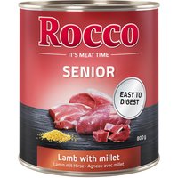 Kody rabatowe zooplus - Korzystny pakiet Rocco Senior, 12 x 800 g - Pakiet mieszany, 2 smaki