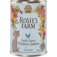 Kody rabatowe Rosie's Farm Senior, 1 x 400 g  - Kurczak z łososiem