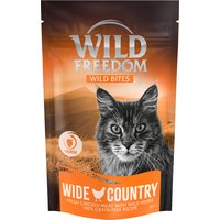 Kody rabatowe zooplus - 20% taniej! Wild Freedom Snack - Wild Bites, bez zbóż, przysmak dla kota, 3 x 80 g - Wide Country - kurczak