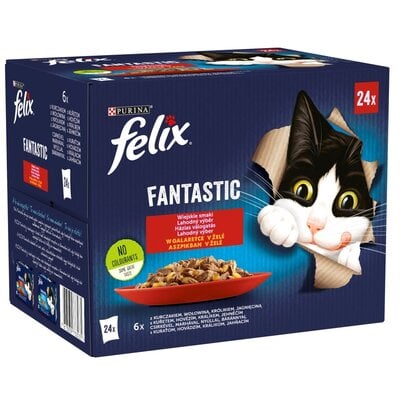 Kody rabatowe Karma dla kota FELIX Fantastic Wiejskie Smaki (24 x 85 g)