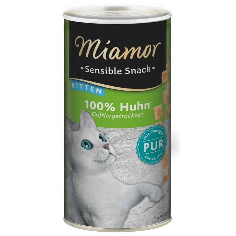 Kody rabatowe Krakvet sklep zoologiczny - MIAMOR Sensible Snack Kitten Kurczak - przysmak dla kota - 30 g
