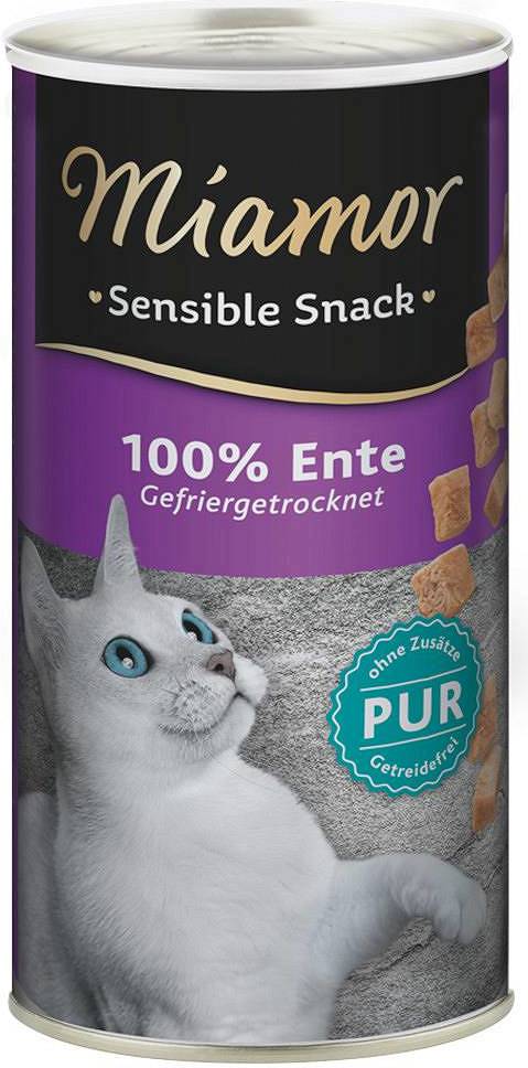 Kody rabatowe Krakvet sklep zoologiczny - MIAMOR Sensible Snack Kaczka - przysmak dla kota - 30 g