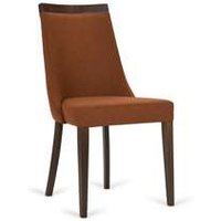 Kody rabatowe Paged :: Krzesło tapicerowane Swing brązowe szer. 47,5 cm