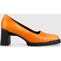 Kody rabatowe Answear.com - Vagabond Shoemakers czółenka skórzane Edwina kolor pomarańczowy na słupku
