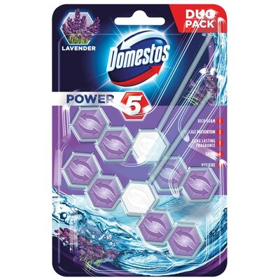 Kody rabatowe Avans - Kostka do WC DOMESTOS Power 5 Lavender 2x55g
