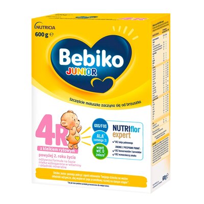 Kody rabatowe Avans - Mleko w proszku BEBIKO Junior 4R Nutriflor Expert 600 g